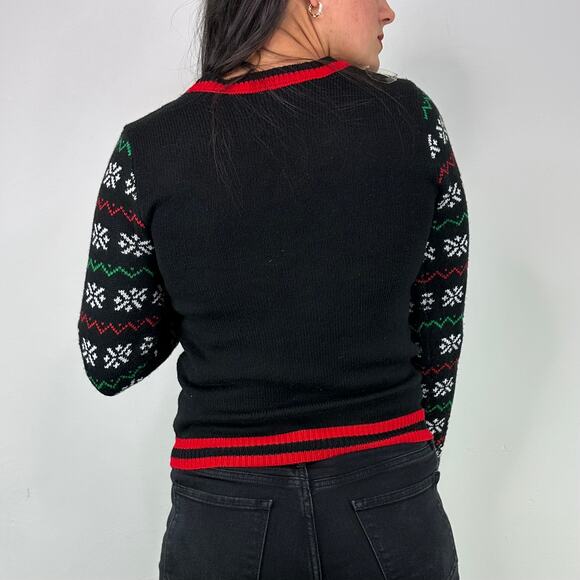 Style&Co "Not Another Ugly Sweater" Christmas Garland Sequin Sweater - Picture 4 of 10